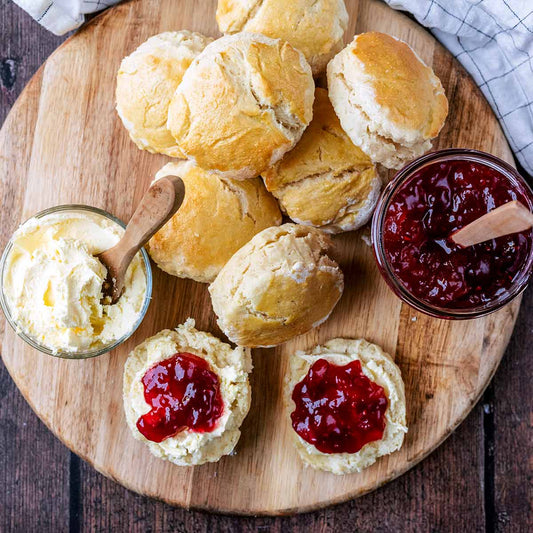 Weekend Baking: Scones with Local Jams & Cream