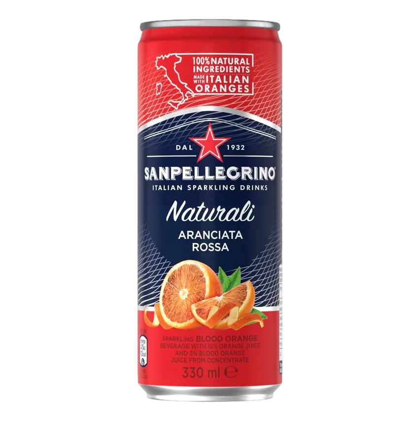 SAN PELLEGRINO ARANCIATA ROSSA CAN 330mL