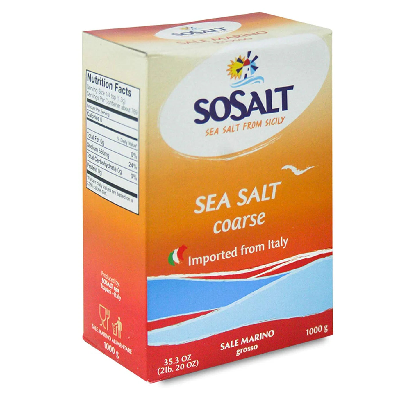 SOSALT SEA SALT COARSE 1kg