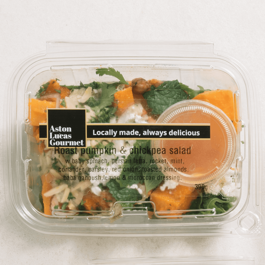 ASTON LUCAS ROAST PUMPKIN & CHICKPEA SALAD 300g