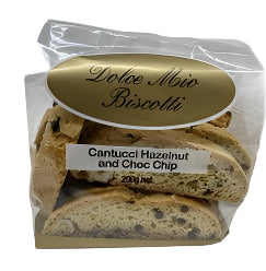 DOLCE MIO CANTUCCI HAZELNUT & CHOC CHIP 200g