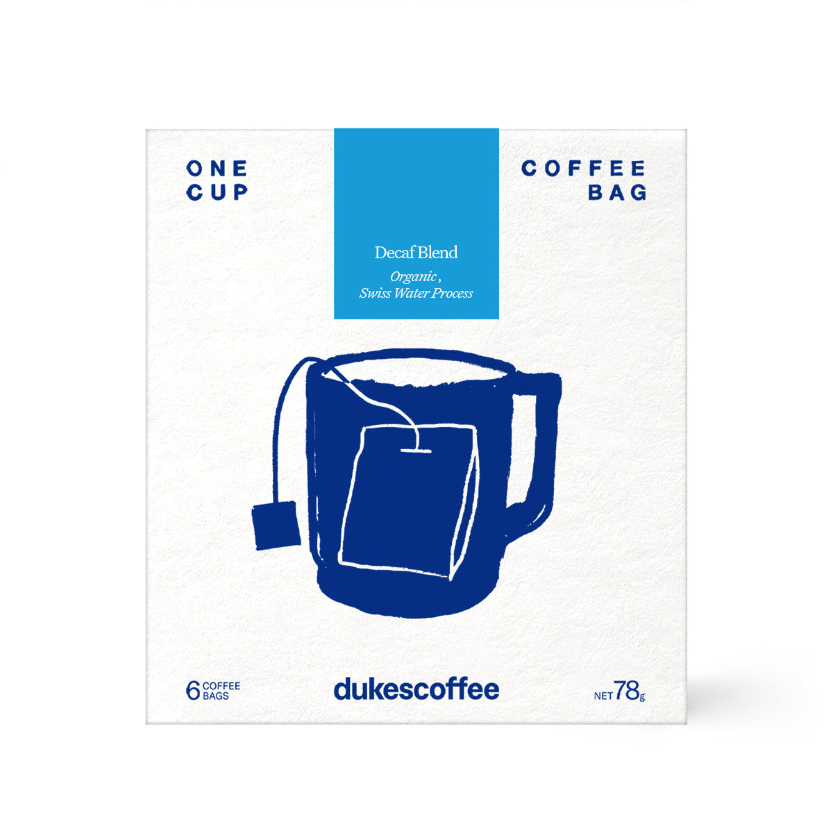 Dukes Coffee Decaf Blend Pack 6x78g