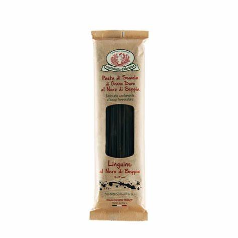 RUSTICHELLA D'ABRUZZO LINGUINE SQUID INK 500g