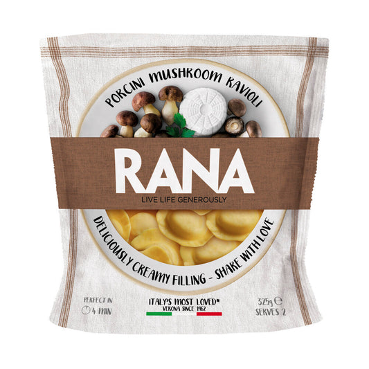 GIOVANNI RANA PORCINI MUSHROOM RAVIOLI 325g