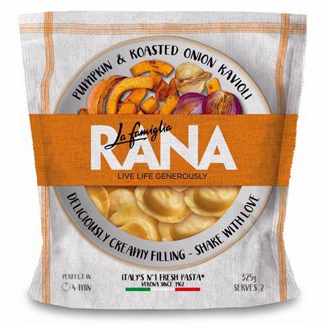 GIOVANNI RANA PUMPKIN & ONION RAVIOLI 325g