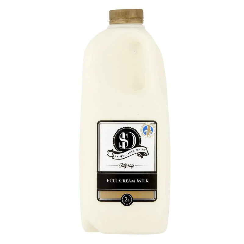 ST DAVID'S FULL CREAM MILK 2L