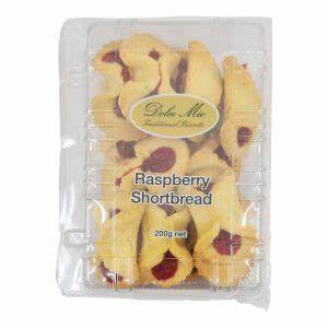 DOLCE MIO RASPBERRY SHORT BREAD 200g
