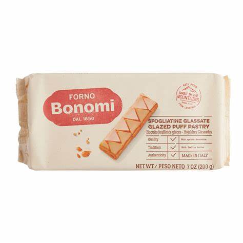 BONOMI GLAZED PUFF PASTRY 135g