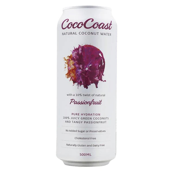 COCOCOAST PASSIONFRUIT COCONUT WATER 500mL