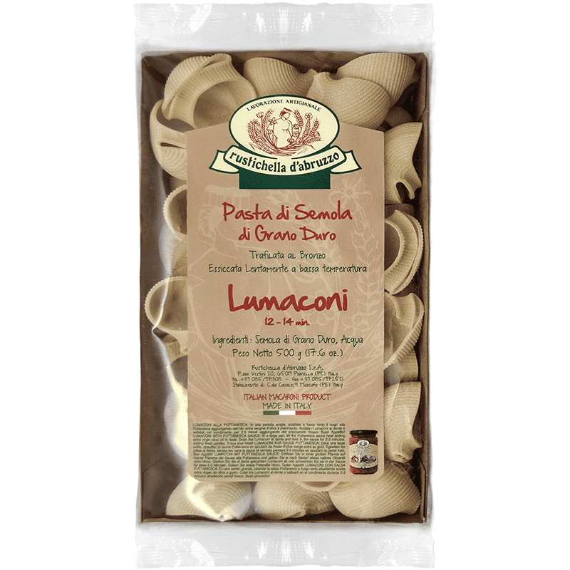 RUSTICHELLA D'ABRUZZO LUMACONI 500g