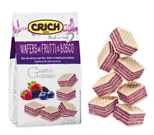 CRICH WAFERS WILD BERRY 250g