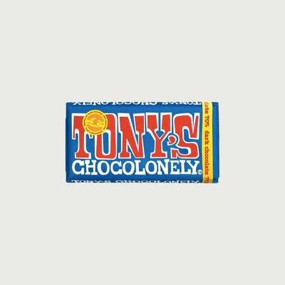 TONY'S CHOCOLONELY EXTRA DARK CHOCOLATE 180g