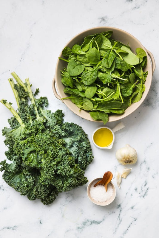 Winter Greens: Exploring the Health Benefits of Kale & Spinach