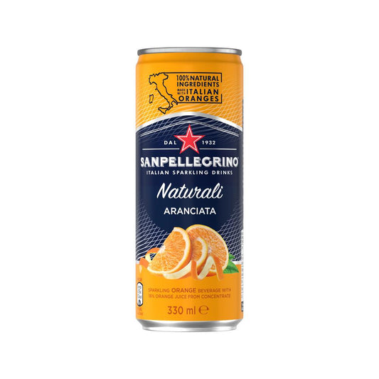 San Pelligrino Aranciata Can 330mL