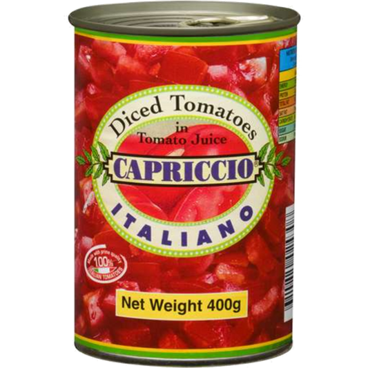 CAPRICCIO DICED TOMATOES 400g