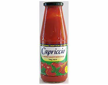 CAPRICCIO TOMATO SAUCE WITH BASIL 700g
