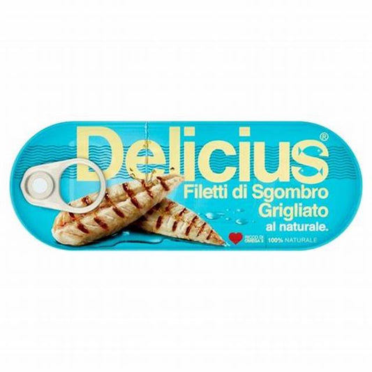 DELICIUS GRILLED MACKEREL FILLETS IN BRINE