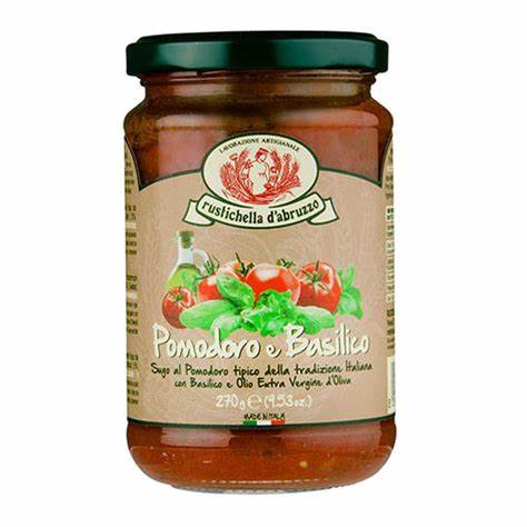 RUSTICHELLA D'ABRUZZO TOMATO & BASIL PASTA SAUCE 270g