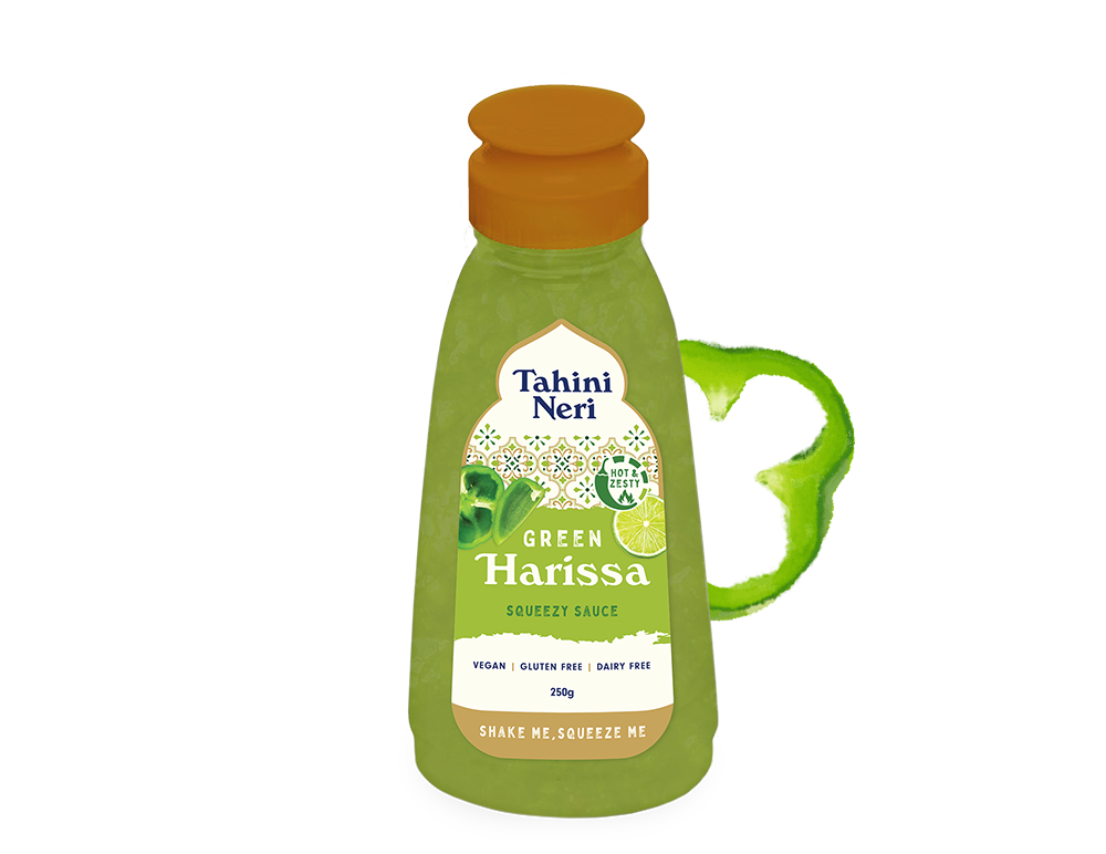 TAHINI NERI GREEN HARISSA SQUEEZY SAUCE 250g