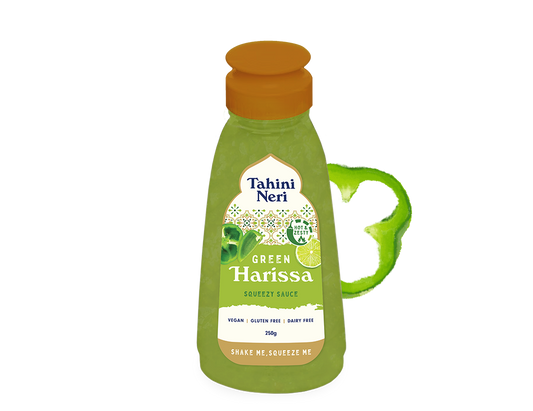 TAHINI NERI GREEN HARISSA SQUEEZY SAUCE 250g