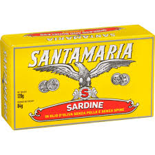 SANTA MARIA SKINLESS & BONELESS SARDINES IN OLIVE OIL 120g