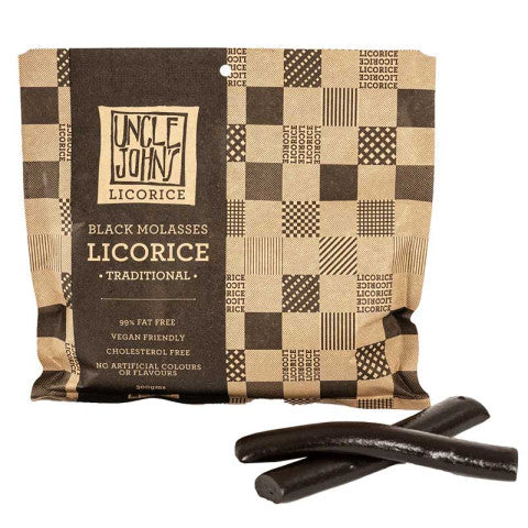 UNCLE JOHNS LICORICE TRADITIONAL 300g
